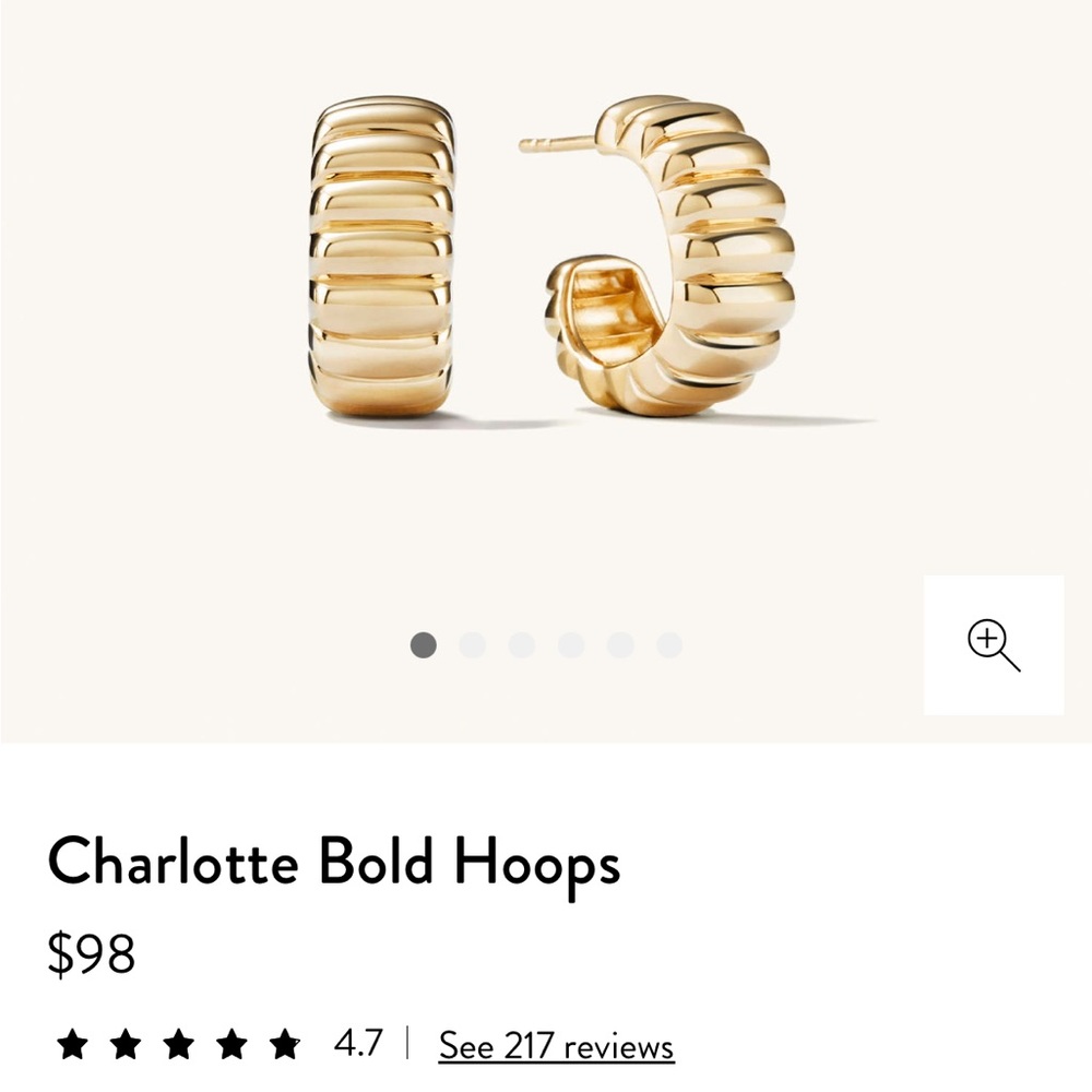 Mejuri Charlotte Bold Hoops